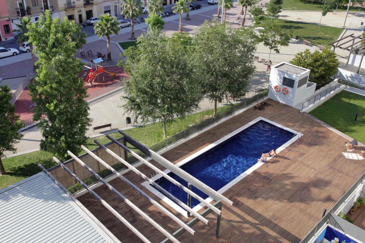 1217 - Pool And Beach Nice Apartment II バルセロナ エクステリア 写真